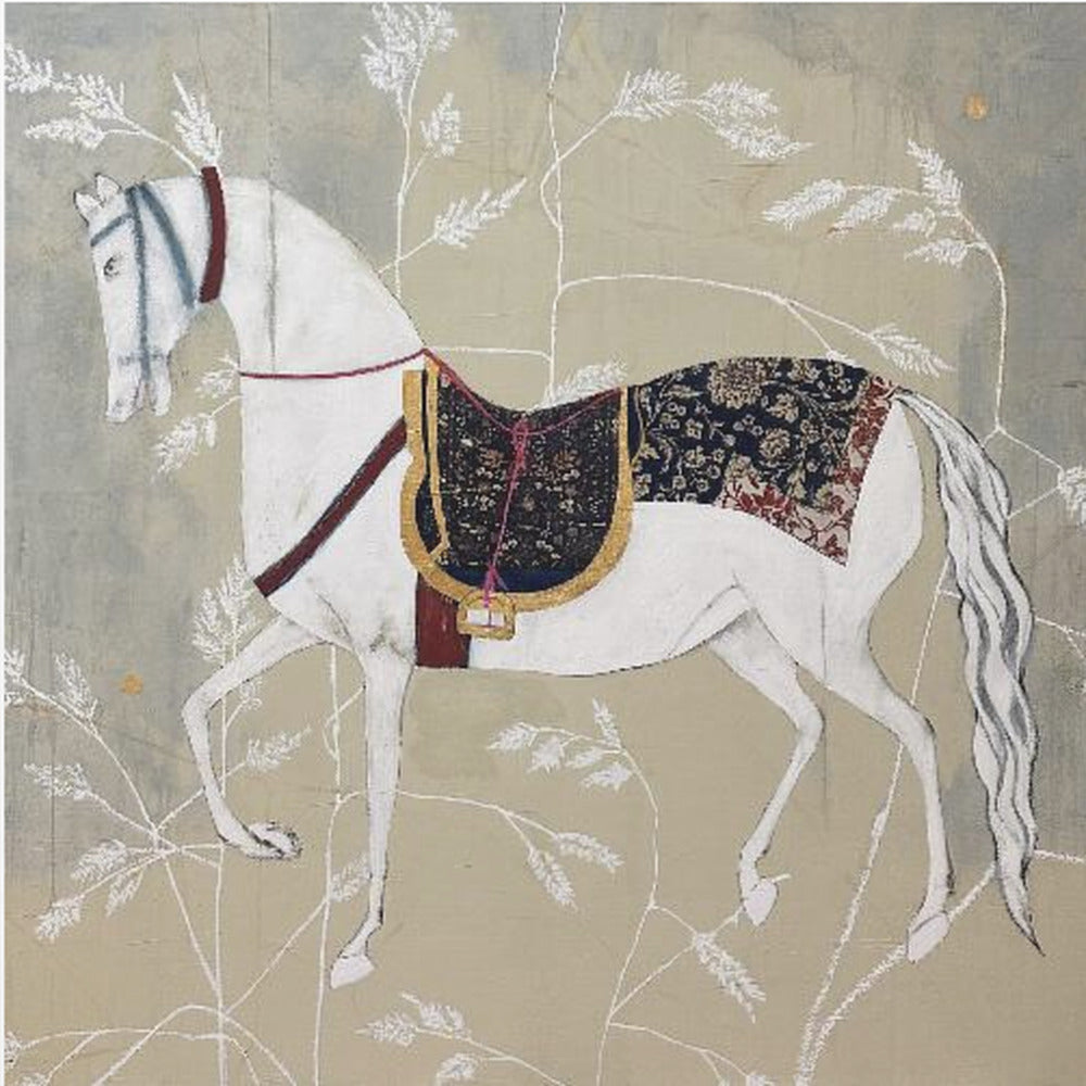 Equestrian Elegance Tapestries of Time Iv | Canvas