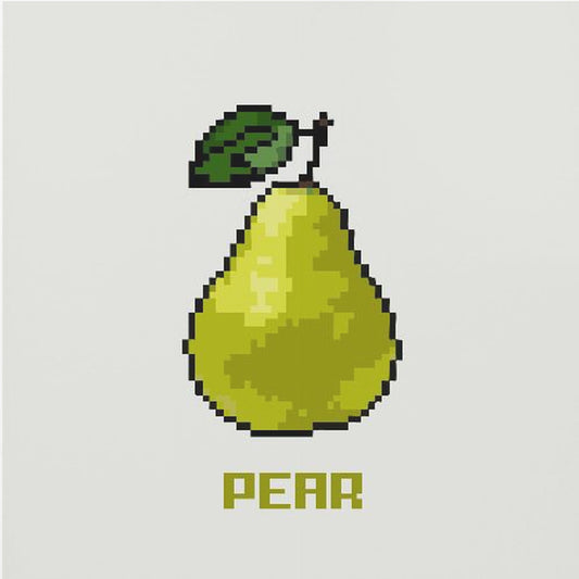 Pixel Fruit - Pear | Canvas