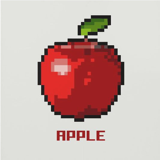 Pixel Fruit - Apple | Poster