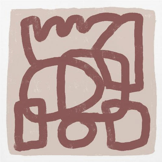 Line drawing, abstract, pattern | Canvas