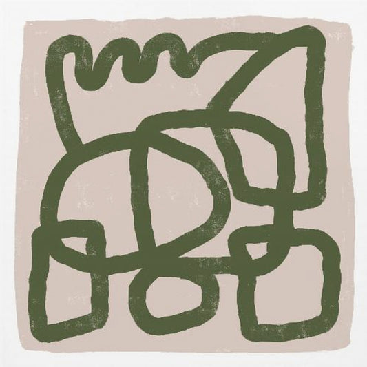 Line drawing green | Poster