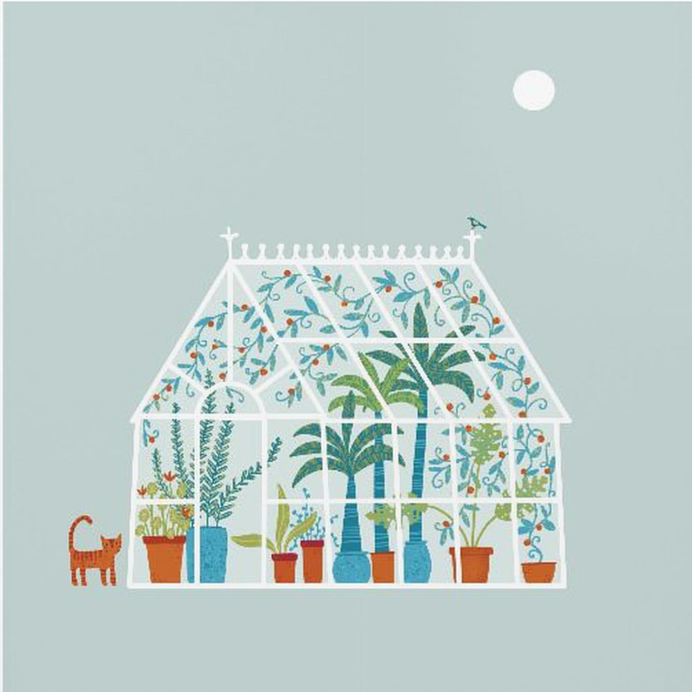 Greenhouse Filled With Diverse Plants | Poster