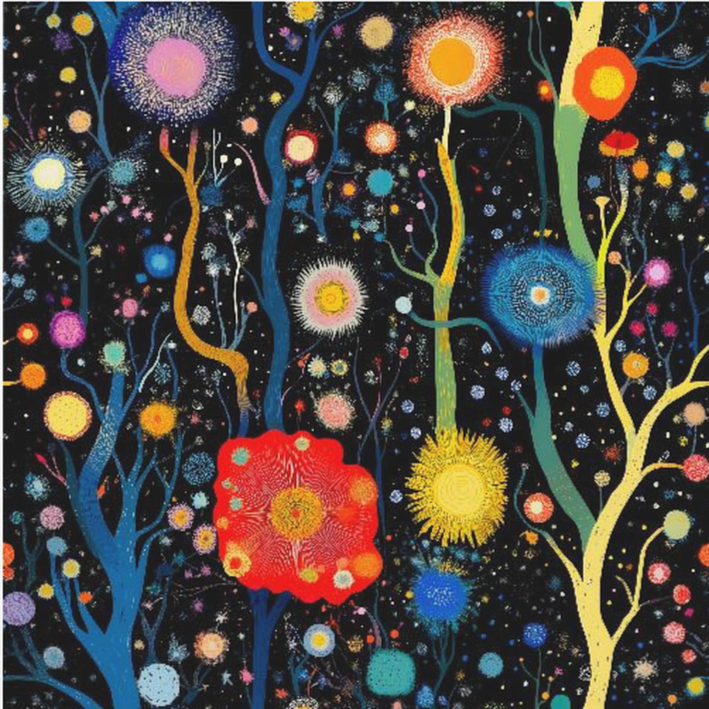 Vibrant Celestial Garden | Poster