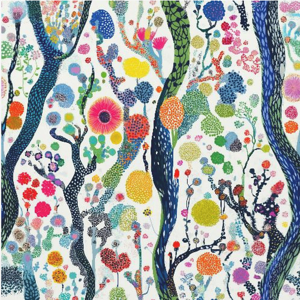 Vibrant Flower Forest | Canvas